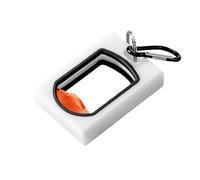 Organizer per cintura porta attrezzi, in ABS, fosforescente, con leva di comando, 60 x 78 mm, bianco (confezione da 1)