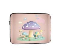 Organizer per computer portatile con stampa a funghi in stile cartone animato, 38,1 cm, perfetto per lavoro casual o scuola borsa per il trasporto del