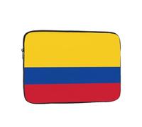 Organizer per computer portatile con stampa bandiera della Colombia, da 15 pollici, perfetto per il lavoro casual o la scuola borsa per il trasporto del computer portatile