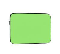 Organizer per computer portatile con stampa verde chiaro, in tinta unita, 38 cm, perfetto per il lavoro casual o la scuola borsa per il trasporto del computer portatile