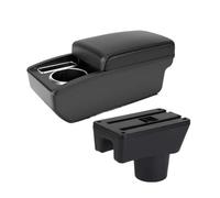 Organizer Per Console Per Mitsubishi Per Attrage Mirage Parti Di Adattamento Per Interni Auto Bracciolo Centrale Scatola Portaoggetti(Black-A2)