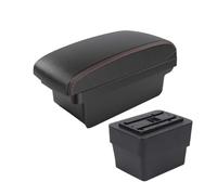 Organizer Per Console Per Skoda Per Octavia Mk3 A7 2014-2017 Scatola Portaoggetti Per Console Centrale Interna Dell'auto(Black-A1)