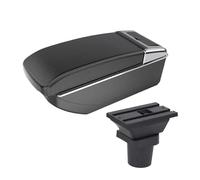 Organizer Per Console Per Toyota Per Yaris Bracciolo Centrale Per Auto Bracciolo Contenitore Organizer(Black-B3)