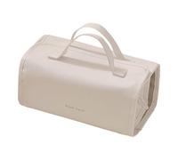 Organizer per cosmetici con tasche con cerniera, portatile e spazioso, per personalizzare articoli per la cura della custodia in PVC, bianco, One Size, Bellezza di massa