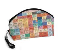 Organizer per cosmetici con tavola periodica degli elementi | Piccola borsa cosmetica da viaggio per le donne organizer portatile estetica per accessori da viaggio articoli da toeletta