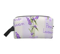 Organizer per cosmetici di grande capacità, borsa da viaggio per il trucco da donna, aroma di lavanda.