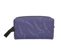 Organizer per cosmetici di grande capacità, modello lavanda, borsa da viaggio per il trucco da donna