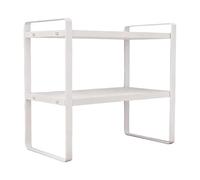 Organizer per desk a 2 animali - Space Saving Storage Stand, Durable Display Rack, Multi Purpose Organizer | Home Bedroom, Kitchen, Cabinet, Pantry, Table, Countertop, Book Storage, Room Decor
