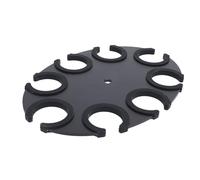 Organizer per Display da 8 Microfoni, Supporto per Microfono Vassoio in Silicone in Alluminio, per Microfono Wireless Dinamico e Cablato Portatile, Organizer per Display Ideale