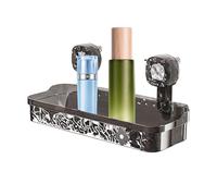 Organizer per doccia con ventosa, senza fori, rimovibile, con fori di drenaggio, per bagnoschiuma, shampoo, casa, cucina, lavello