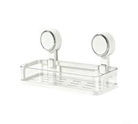 Organizer per doccia per Shampoo e Bagnoschiuma Organizer per(transparent) | Fissaggio 10kg, ventose per robuste, niente fori, installazione per istantanea, per superficie liscia