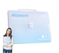 Organizer per documenti, cartella a fisarmonica per scuola, grande capacità, porta banconote, accessori da scrivania per lavoro, casa, aula scolastica