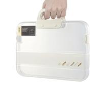 Organizer per documenti - trasparente impermeabile A4 | Gestisci la conservazione dei file, custodia protettiva per ufficio, viaggio a casa, documenti scolastici, computer