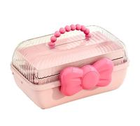Organizer per elastici per capelli - Fermagli per capelli per bambini da 15 cm, scatola per fiocchi per fiocchi per cpelli da ragazza | Organizer multiuso a tre strati con maniglia per unghie,