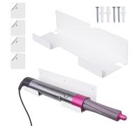 Organizer per ferro caldo - Supporto in acrilico 25x8x6 cm, rack montato a parete, sùpporto resistente al calore | Soluzione di archiviazione compatta, sup̃porto pèr strumenti peŗ lo styling p̄er la r