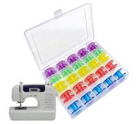 Organizer per filati da cucito - 0,8 pollici | Organizer ABS - 25 bobine colorate per progetti di trapuntatura, maglieria e artigianato, che mantengono fili, filati e ordinati, per uso