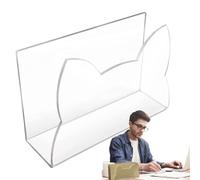 Organizer per file acrilici, supporto per posta in acrilico trasparente -scaffale Indicatore per buste | Documento di lavoro Sortinger, cartella di gestione del gatto -display -Rack per la casa