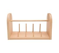 Organizer per filo da cucito - Scaffale per filo da cucito in legno di faggio, supporto per rotolo di filato, organizer e contenitore per filati, supporto per rotolo di filato per cucito, ricamo