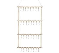Organizer per fiocchi per capelli, 86 x 68 cm, supporto da parete, di sospensione per riporre fasce per capelli, porta a clip, articoli di bellezza verticali come soluzione