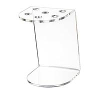 Organizer per Forbici Acrilico, Portaforbici 6 Slot per Parrucchiere e Toelettatura Cani, Supporto per Stilista, 15x10x10 cm (5.9x3.9x3.9 in)