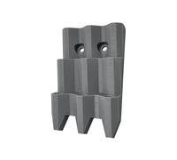 Organizer per freccette in acrilico - verticale da parete, contenitore per freccette per decorare lo spazio abitativo, supporto multi slot per set di punte morbide, montaggio sicuro per la