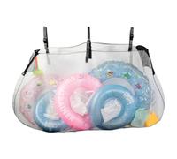 Organizer per giocattoli da piscina extra large - Recinzione per piscina | Borsa di stoccaggio del recinto della piscina di grande capacità con le cinghie regolabili, organizzatore all'aperto