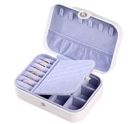 Organizer per gioielli, custodia in pelle, contenitore per gioielli da viaggio, custodia portatile, organizer per gioielli moderno, portagioie personalizzato, cassettiera portagioie per bracciali,