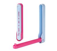 Organizer per grucce | Set di 2 ganci da parete - Set di 2 pezzi | Colla pieghevole rack da appendere - Stanza camera da letto