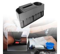 Organizer per il divario del sedile anteriore dell'auto con accessori per