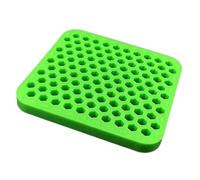 Organizer per la riparazione delle ammaccature dell'auto, supporto per filettatura M8, vassoio per attrezzi in silicone resistente all'usura, compatto, 11 cm x 10,5 cm, custodia verde per carrozzeria