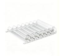 Organizer Per Lattine Da Frigorifero, Organizer Automatico Regolabile A Scorrimento Per Bottiglie D'acqua E Lattine, Larghezza Regolabile Tramite Cursore(7pcs,31x6cm/12.20x2.36in)