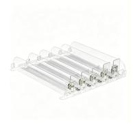 Organizer Per Lattine Da Frigorifero, Organizer Automatico Regolabile A Scorrimento Per Bottiglie D'acqua E Lattine, Larghezza Regolabile Tramite Cursore(5pcs,31x6cm/12.20x2.36in)