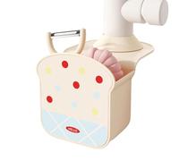 Organizer per lavello, a scompartimento, a drenaggio rapido, da appendere al lavello della cucina, per sapone, spazzole, asciugamani, spugne, casalinghe, amici, familiari e vicini