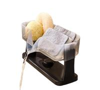 Organizer per lavello da cucina, con supporto per spugna da bancone, per drenaggio, bagno, aspirazione, per shampoo, sapone, gel doccia, bagno, ristorante, lavabo