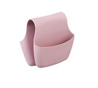 Organizer per lavello in silicone con foro di scarico, per mantenere il lavello in silicone adatto per cucina e conservazione che può mantenere il tuo spazio organizzato spugne e stracci insieme (rosa