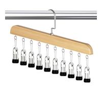 Organizer per leggings, portaoggetti da appendere, antiscivolo, salvaspazio, con 10 clip, organizer per vestiti per jeans, per camera da letto, palestra, armadio, università, camper, appartamento da