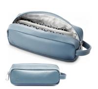 Organizer per lenti a contatto usa e getta, portatile, compatto, da viaggio, per lenti a contatto, dispenser usa e getta in pelle impermeabile, custodia per lenti a contatto con R & L, adatta per 60