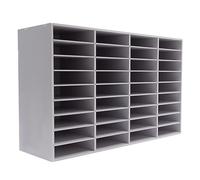 Organizer per letteratura a 36 scomparti, formato A4, organizer da scrivania, portadocumenti con scomparti regolabili, per lettere, documenti, moduli, forniture per ufficio