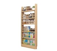 Organizer per libreria da appendere alla porta, con supporto a parete, per camera da letto, soggiorno e classe, salvaspazio, dietro la porta, 99,8 x 9,9 x 177,8 cm