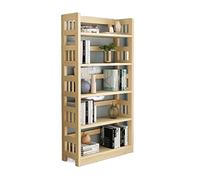 Organizer per libreria indipendente per interni Scaffale a 5 strati dal pavimento al soffitto rack di archiviazione adatto per soggiorno, studio, ufficio, espositore (dimensioni: 80 cm) ()