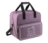 Organizer per macchine da cucire, robusto sacchetto per la polvere, in tessuto Oxford, per macchine da cucire, organizer universale per fili, aghi, forbici, set da 38 x 36 x 29 cm, Viola, 38 * 36 * 29