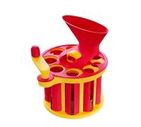 Organizer per monete a manovella, accessorio portatile ad alta velocità, facile da usare e design compatto, ideale per affari, banche, vending, 11,2 x 11,2 x 18 cm, Giallo, Refer to