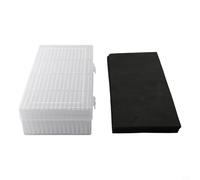 Organizer per monete con inserti in schiuma personalizzabili per contenere 60 capsule di monete e distanziatori per diametri da 20 mm a 40 mm, in una custodia trasparente (nero)