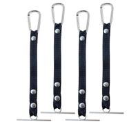 Organizer per nastro da elettricista, borsa per attrezzi resistente, cintura multi clip con di supporto, confezione da 4 rack elettrici per officina, costruzione, magazzino, riparazione auto