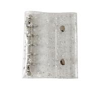 Organizer per notebook con raccoglitore trasparente, cartella trasparente per l'archiviazione di documenti, custodia porta carte con motivo a stella, project manager, riunioni aziendali, diario, ricev