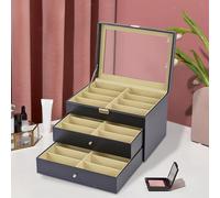 Organizer per occhiali da sole, espositore portatile per occhiali da vista,