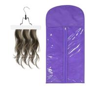 Organizer per parrucche, supporto per estensioni dei capelli | Borsa per extension per capelli | Borsa da viaggio per extension per capelli con ciondolo, borsa per extension per capelli, borsa