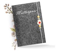 Organizer per passaporto della madre, in feltro, custodia protettiva per passaporto della mamma, custodia protettiva per libretto di vaccinazione, passaporto della mamma, regalo per donne incinte