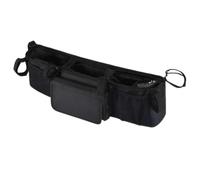Organizer per passeggino doppio - 60x20x10 cm 480 g | Borsa portaoggetti pieghevole 3 scomparti | CaddyĎe Passeggino compatto impermeabile | Accessorio per bambini da viaggio, casa, campeggio, passegg