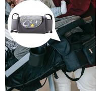 Organizer per passeggino universale per passeggino con 2 portabicchieri per